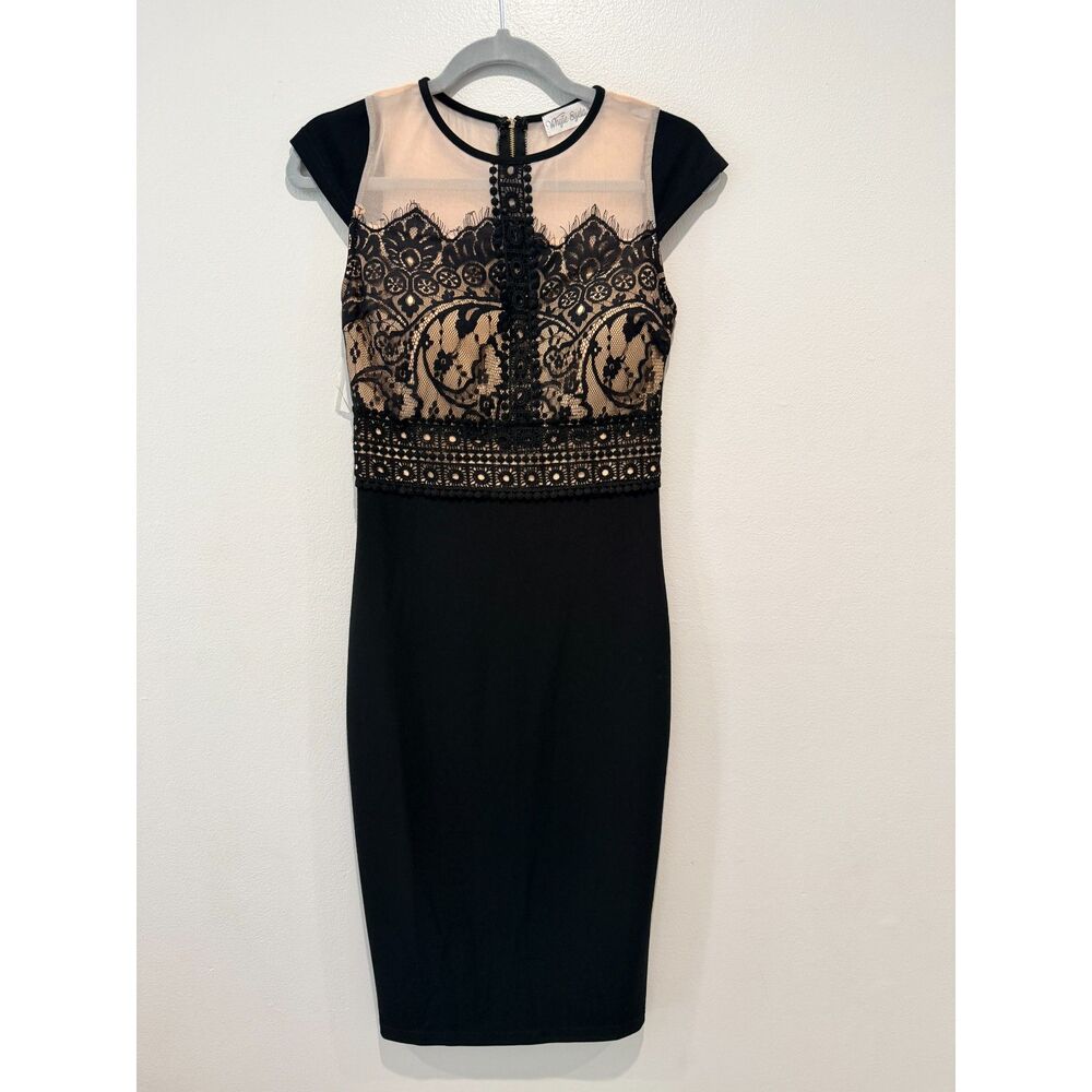 Whyte Eyelash Bodycon Lace Sheath Dress
